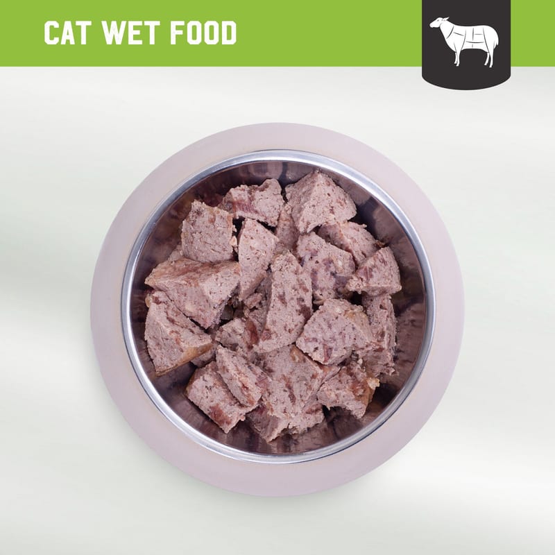 Kiwi Kitchens Cat Lamb Dinner 85g professional product photo ready to upload to shopify