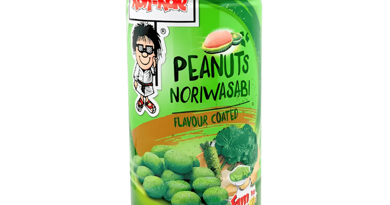 Koh-Kae Peanuts Nori Wasabi Flavour 230g professional product photo ready to upload to shopify