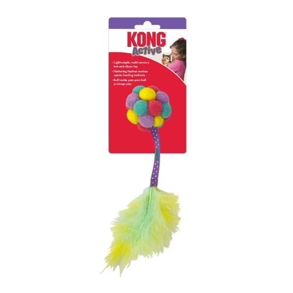 KONG Cat Active Bubble Ball Teaser professional product photo ready to upload to shopify