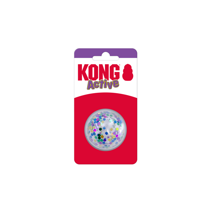 KONG Cat Active Confetti Ball professional product photo ready to upload to shopify