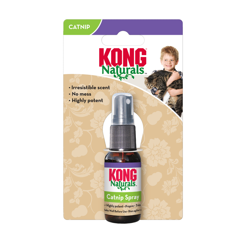 KONG Cat Naturals Catnip Spray professional product photo ready to upload to shopify
