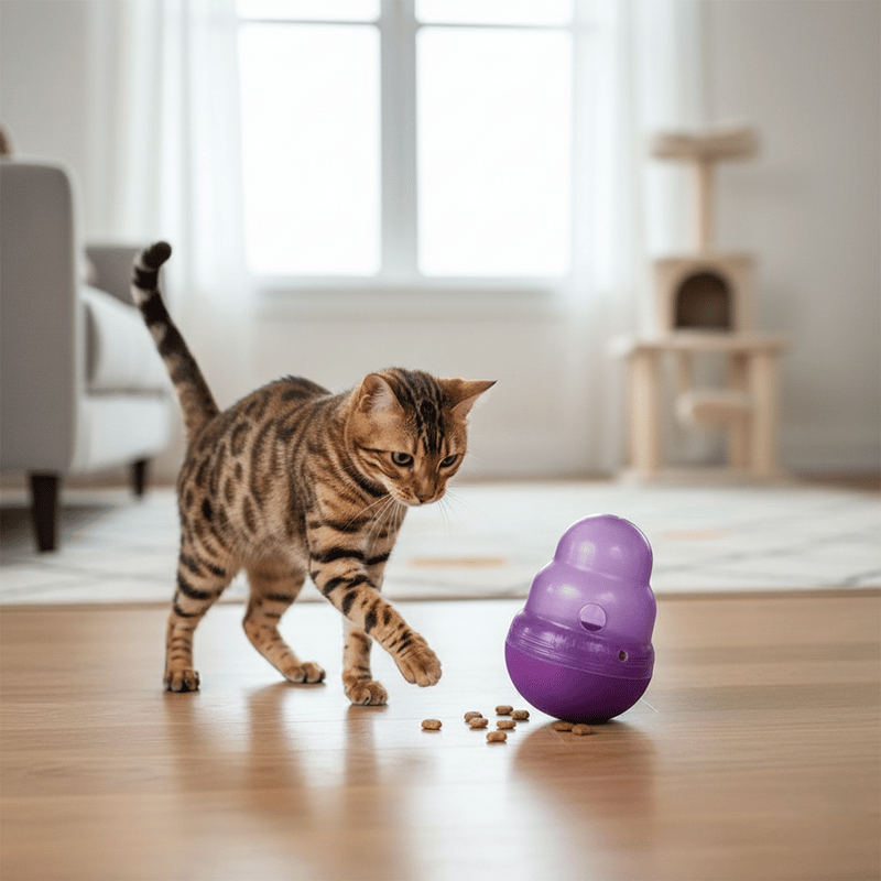 KONG Cat Wobbler professional product photo ready to upload to shopify
