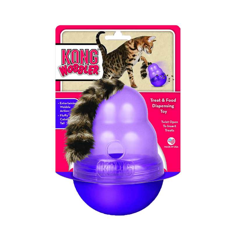 KONG Cat Wobbler professional product photo ready to upload to shopify