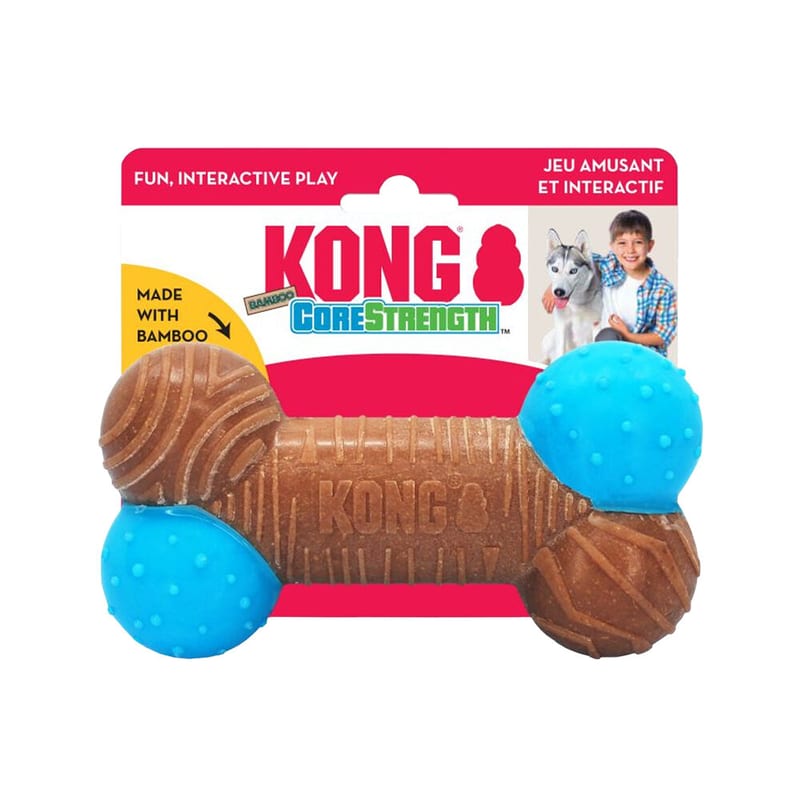 KONG CoreStrength Bamboo Bone professional product photo ready to upload to shopify