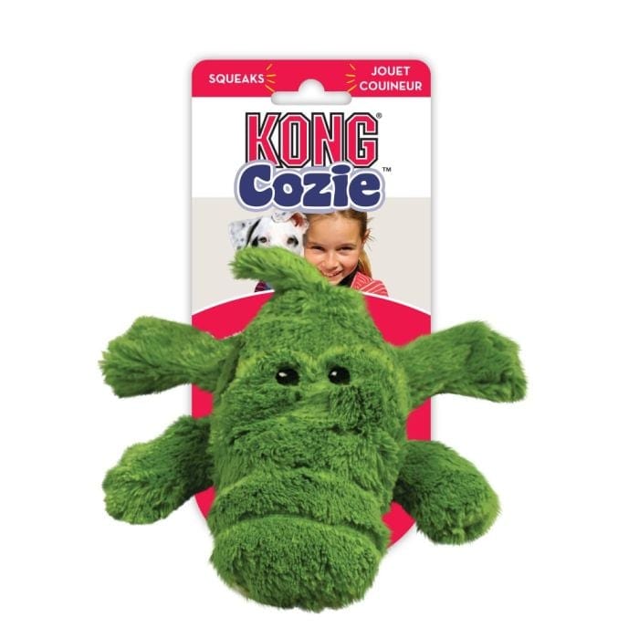 KONG Cozie Ali Alligator professional product photo ready to upload to shopify