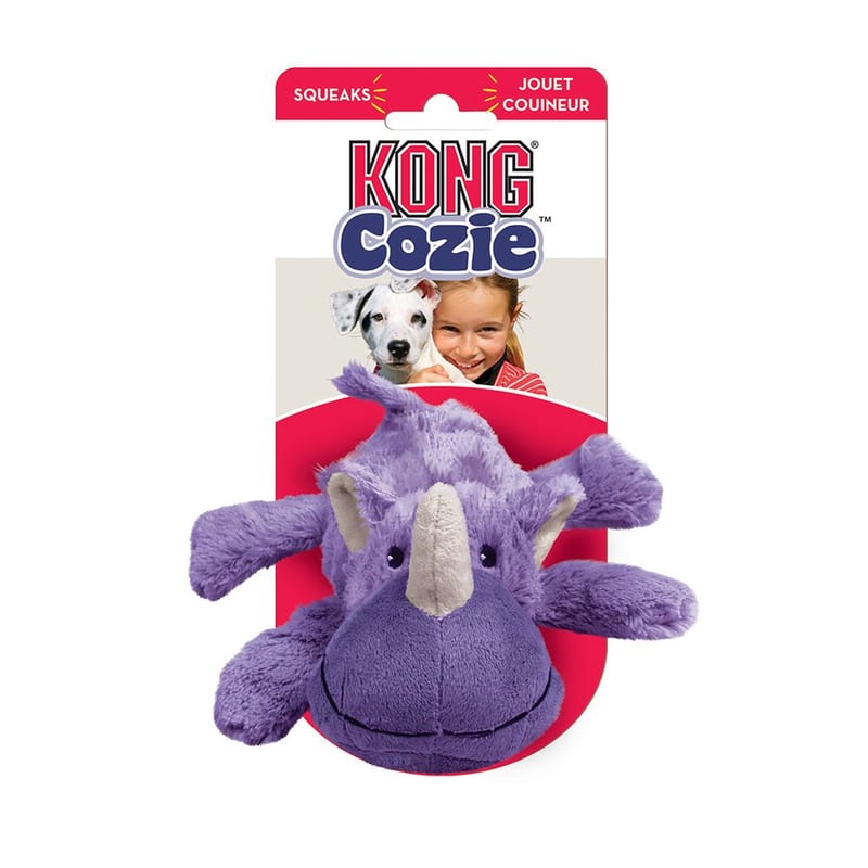 KONG Cozie Rosie Rhino professional product photo ready to upload to shopify