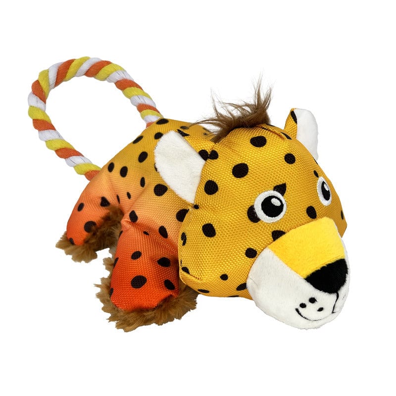 KONG Cozie Tuggz Cheetah professional product photo ready to upload to shopify