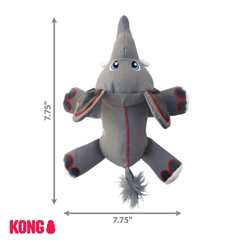 KONG Cozie Ultra Ella Elephant professional product photo ready to upload to shopify