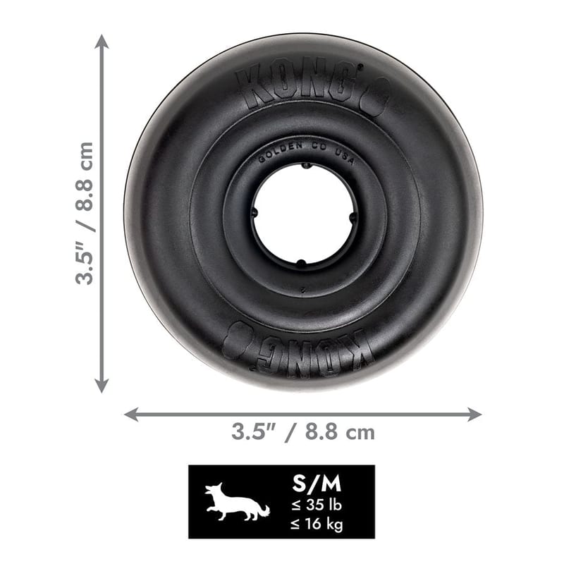 KONG Extreme Donut professional product photo ready to upload to shopify