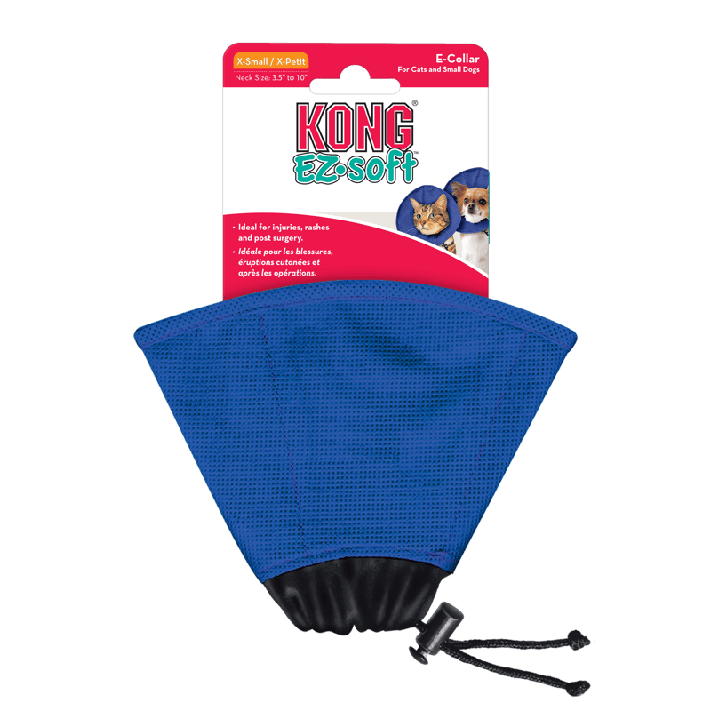 KONG EZ Soft Collar professional product photo ready to upload to shopify