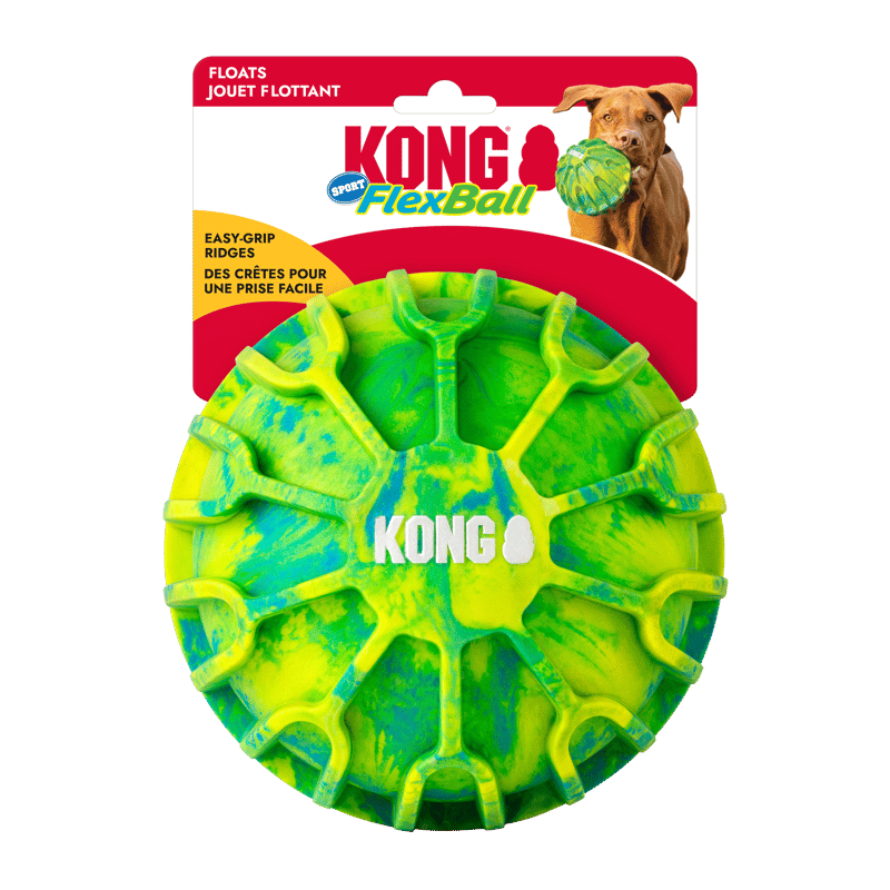 KONG Flexball Sport Ball professional product photo ready to upload to shopify