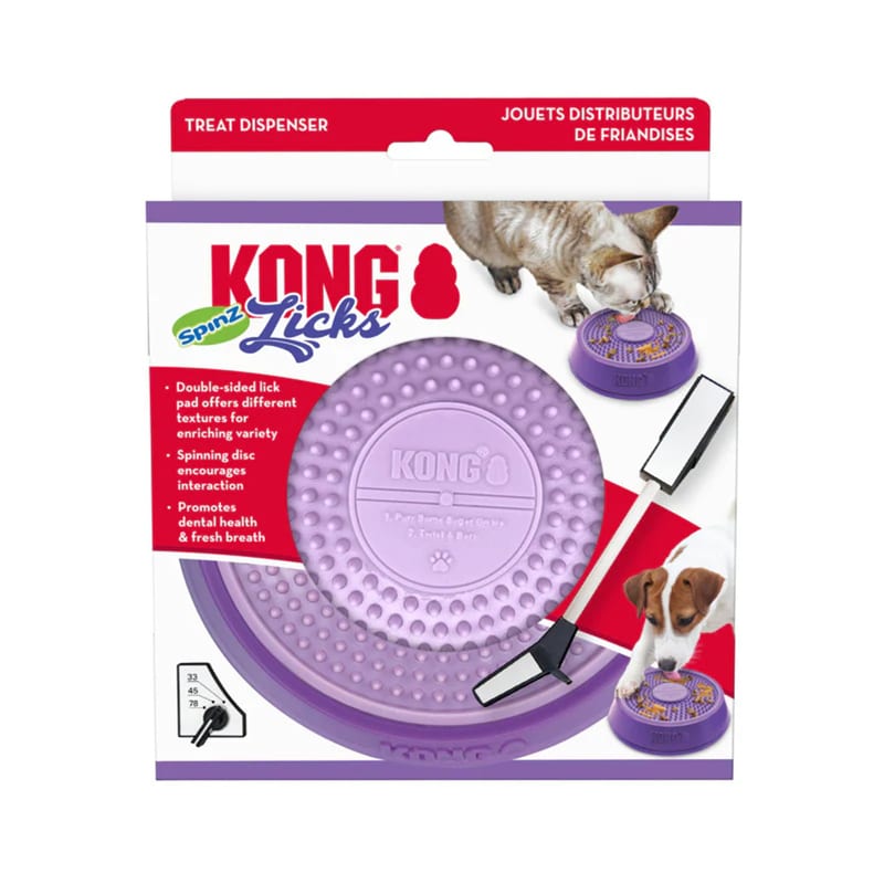 KONG Licks Spinz professional product photo ready to upload to shopify