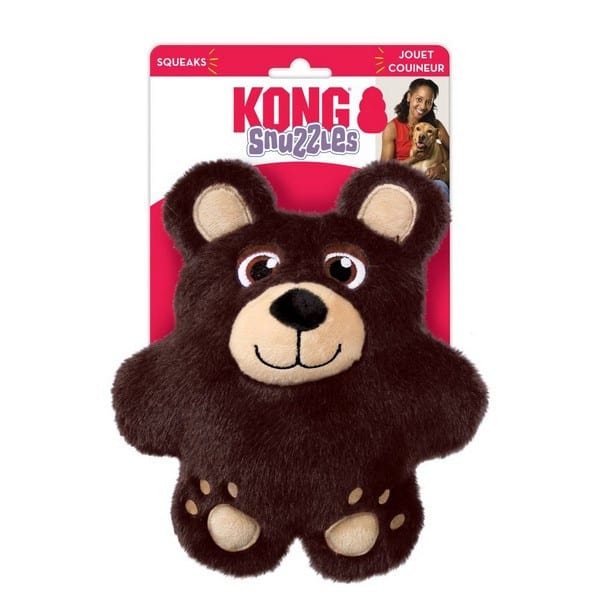 KONG Snuzzles Bear professional product photo ready to upload to shopify