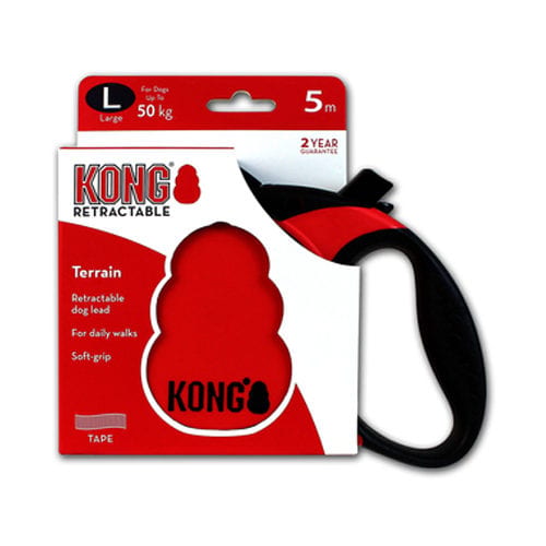KONG Terrain Retractable Leash professional product photo ready to upload to shopify