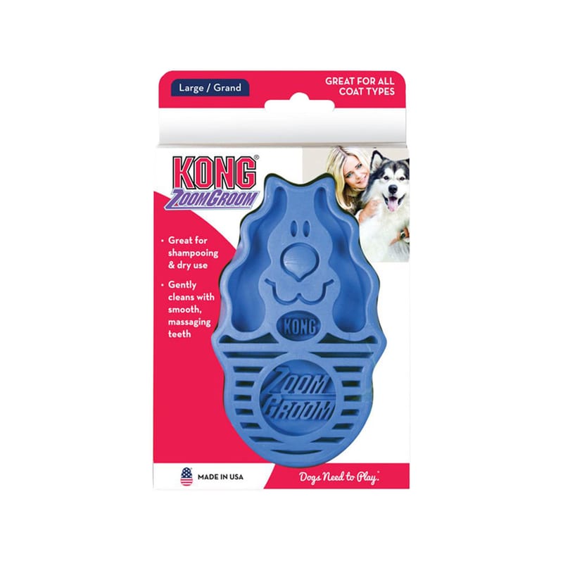 KONG ZoomGroom professional product photo ready to upload to shopify