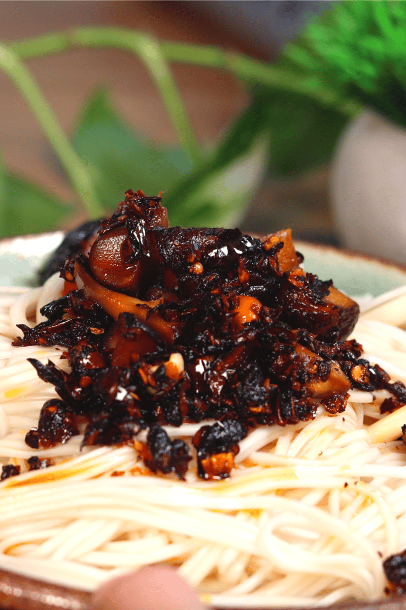 Lao Gan Ma Chinese Mushrooms In Chilli Oil 210g professional product photo ready to upload to shopify