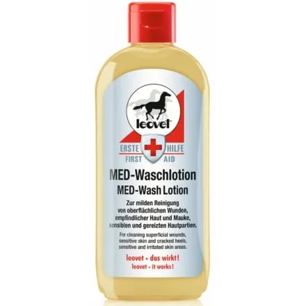 Leovet MED-Wash Lotion professional product photo ready to upload to shopify