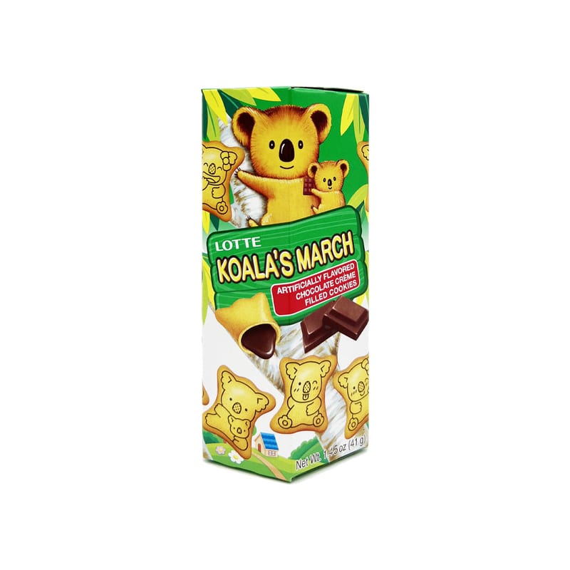 Lotte Koala's March Chocolate 37g professional product photo ready to upload to shopify