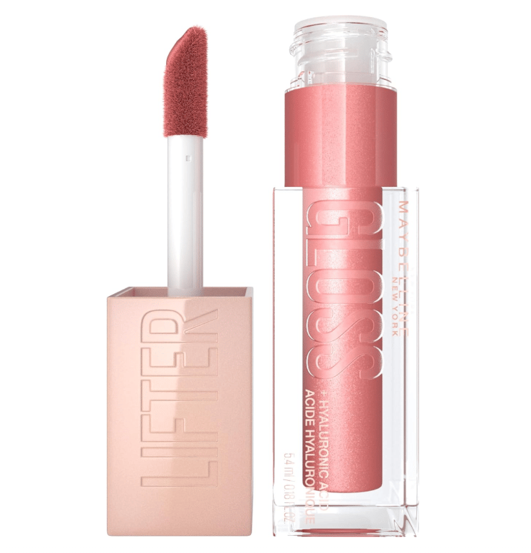 MAYBELLINE LIFTER GLOSS 002 professional product photo ready to upload to shopify