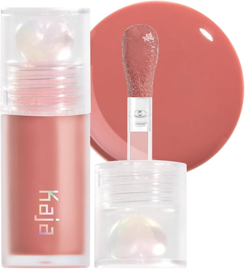 MINI JUICY GLASS LIP OIL FIG SMOOTHIE professional product photo ready to upload to shopify