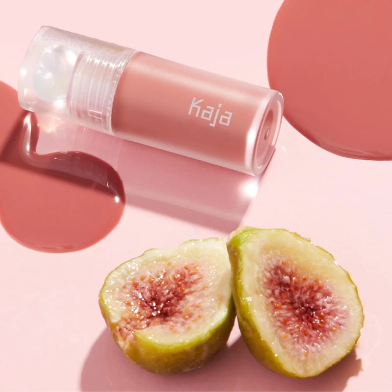 MINI JUICY GLASS LIP OIL FIG SMOOTHIE professional product photo ready to upload to shopify