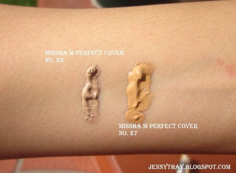 Missha M Perfect Cover BB Cream #23 Natural Beige 50ml professional product photo ready to upload to shopify