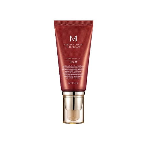 Missha M Perfect Cover BB Cream #27 Honey Beige 50ml professional product photo ready to upload to shopify