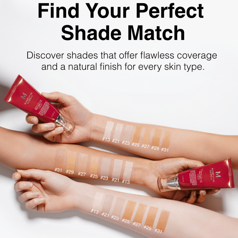 Missha M Perfect Cover BB Cream #29 Caramel Beige 50ml professional product photo ready to upload to shopify