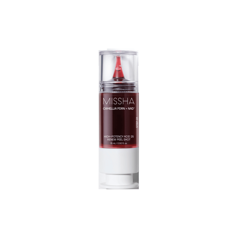 Missha PDRN NAD+ Renew Peel Shot 15ml professional product photo ready to upload to shopify
