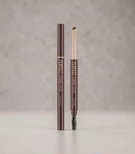 Missha Perfect Eyebrow Styler Dark Brown professional product photo ready to upload to shopify