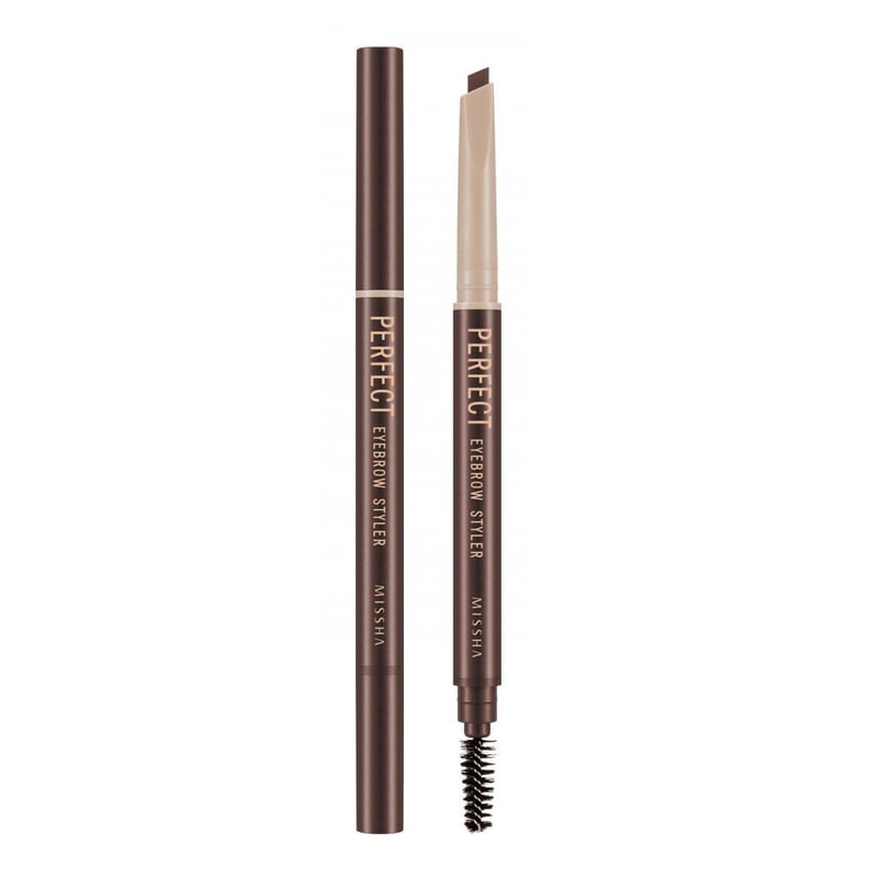 Missha Perfect Eyebrow Styler Dark Brown professional product photo ready to upload to shopify