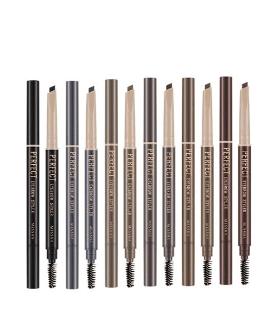 Missha Perfect Eyebrow Styler Gray Brown professional product photo ready to upload to shopify