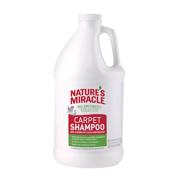 Nature's Miracle Carpet Shampoo 64 oz professional product photo ready to upload to shopify