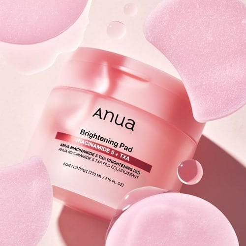 NIACINAMIDE 5 TXA BRIGHTENING PAD 210ml professional product photo ready to upload to shopify