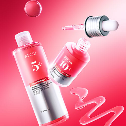 NIACINAMIDE TXA BRIGHTENING BOOSTER TONER 250ml professional product photo ready to upload to shopify