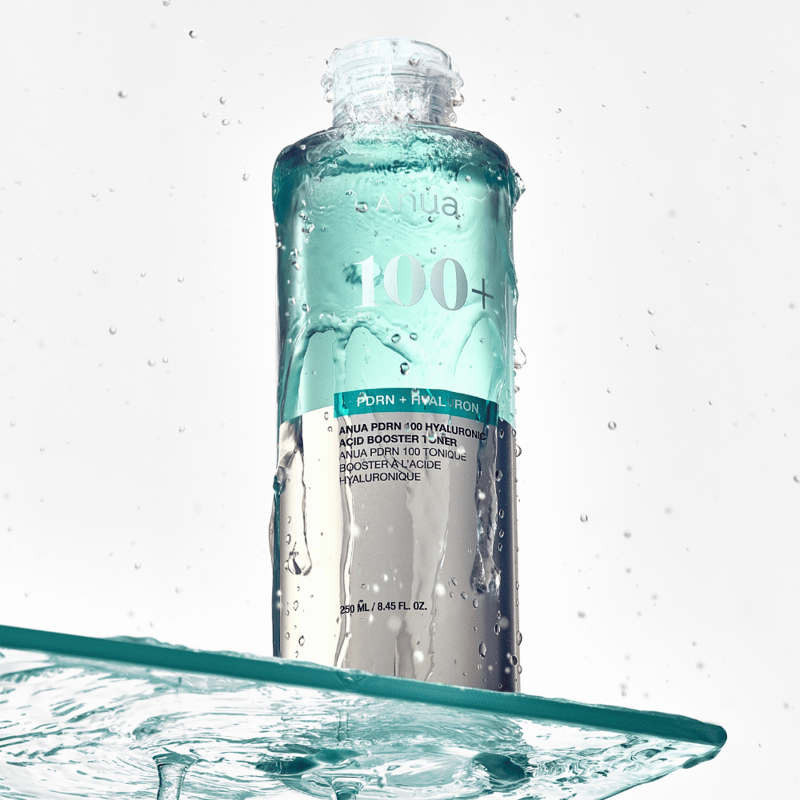 PDRN 100 Hyaluronic Acid Booster Toner 250ml professional product photo ready to upload to shopify