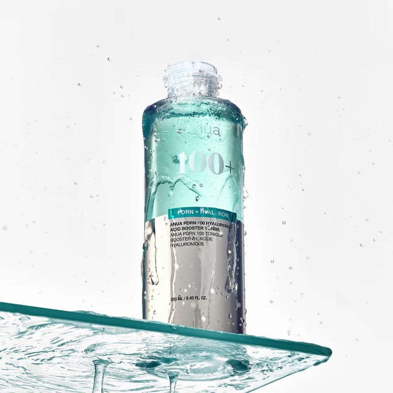 PDRN 100 Hyaluronic Acid Booster Toner 250ml professional product photo ready to upload to shopify