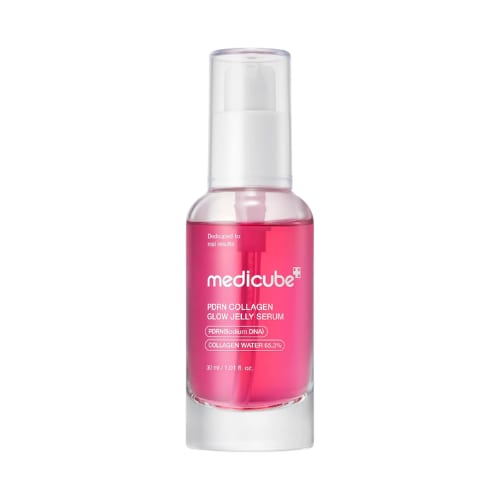 PDRN COLLAGEN GLOW JELLY SERUM 30ml professional product photo ready to upload to shopify