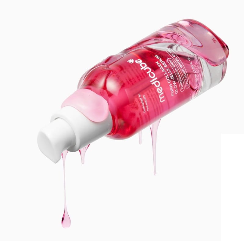 PDRN COLLAGEN GLOW JELLY SERUM 30ml professional product photo ready to upload to shopify