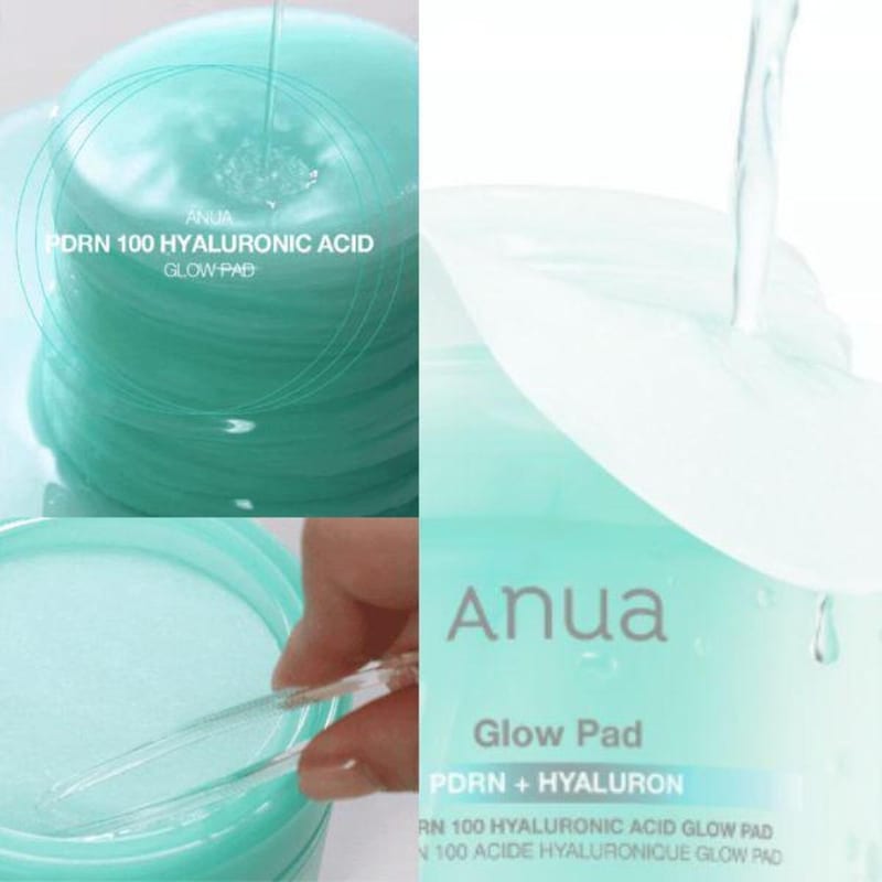 PDRN Hyaluronic Glow Pad 180ml professional product photo ready to upload to shopify