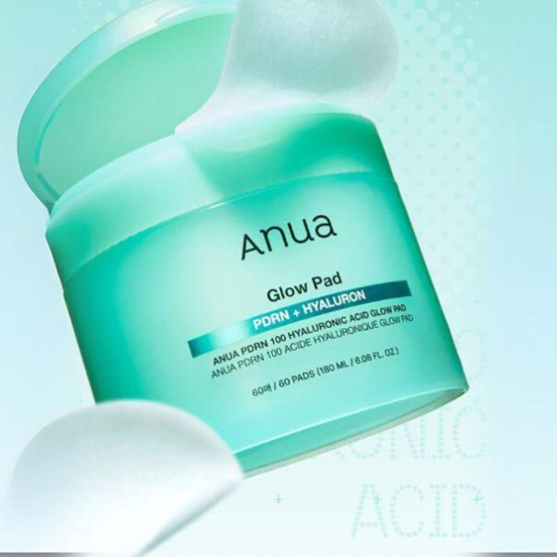 PDRN Hyaluronic Glow Pad 180ml professional product photo ready to upload to shopify