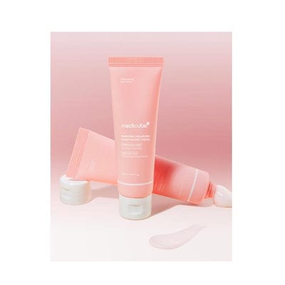PDRN Pink Hyaluronic Moisturizing Cream 50ml professional product photo ready to upload to shopify