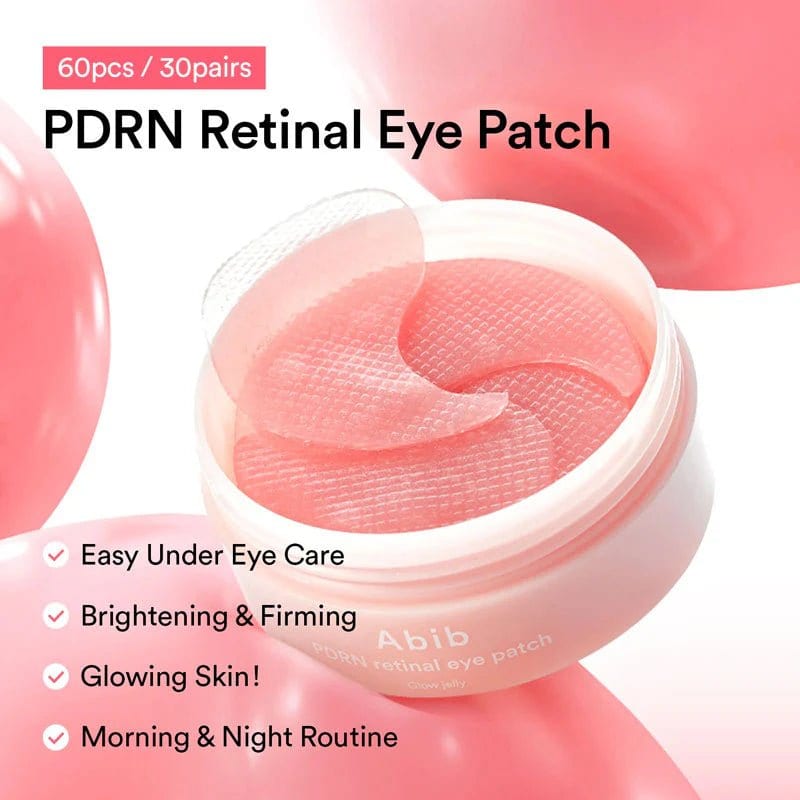 PDRN Retinal Eye Patch Glow Jelly professional product photo ready to upload to shopify