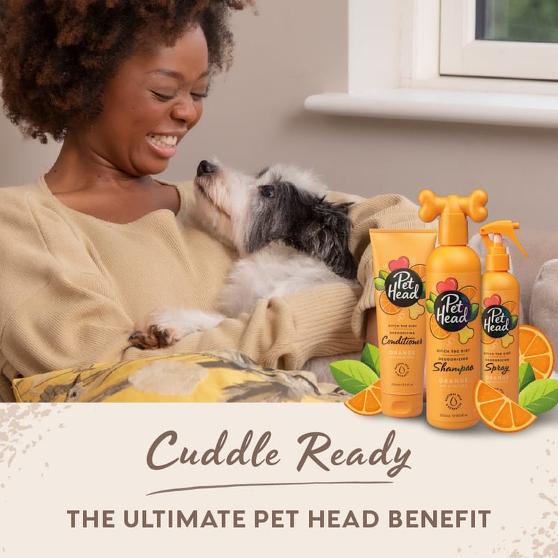 Pet Head Ditch The Dirt Shampoo 300ml professional product photo ready to upload to shopify