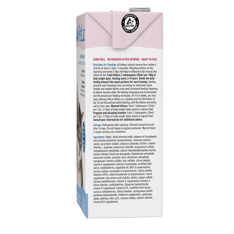 PetLac Kitten Milk Replacement Liquid - 32oz professional product photo ready to upload to shopify