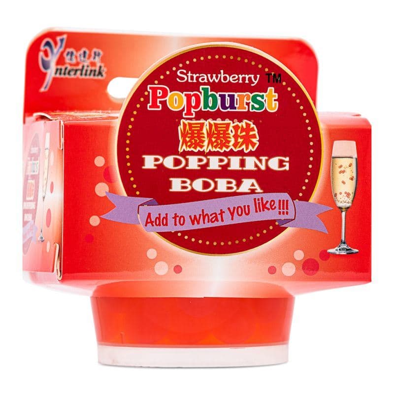 Popburst Popping Boba - Strawberry professional product photo ready to upload to shopify