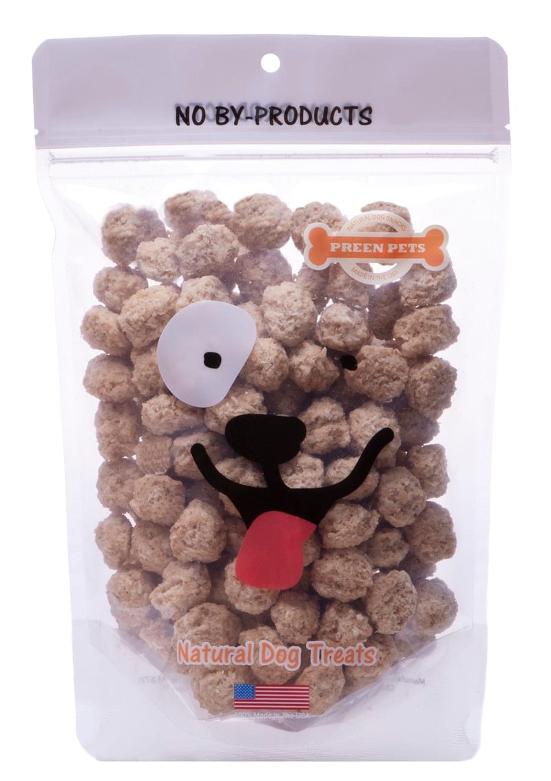 Preen Pets Turkey Coconut Meatballs 4oz professional product photo ready to upload to shopify