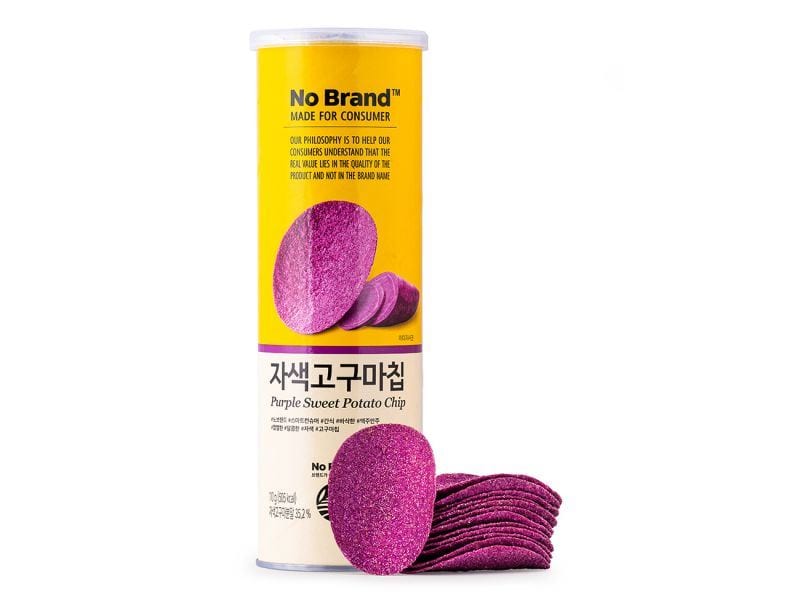 Purple Sweet Potato Chip 160g professional product photo ready to upload to shopify