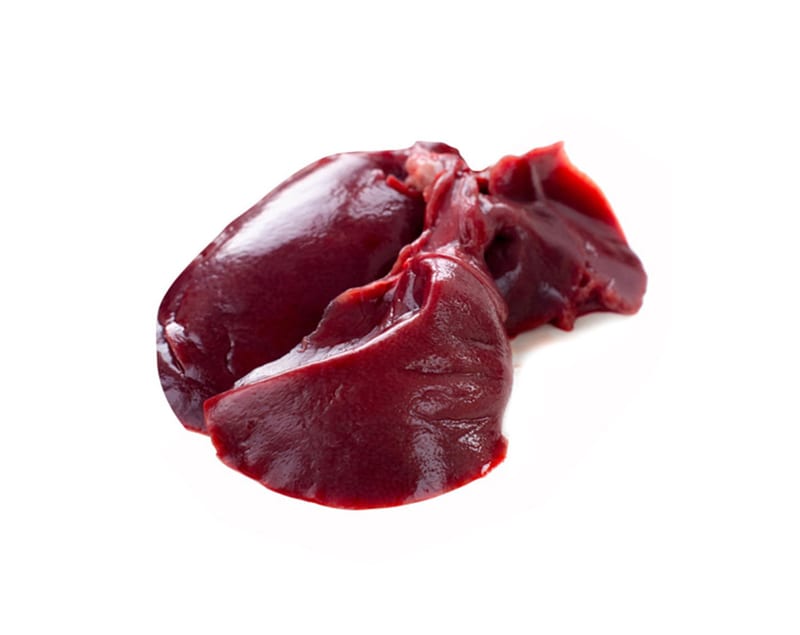 RAWR Dog Frozen Rabbit Liver professional product photo ready to upload to shopify
