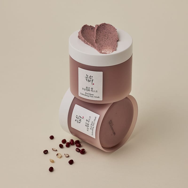 Red Bean Refreshing Pore Mask 140ml professional product photo ready to upload to shopify